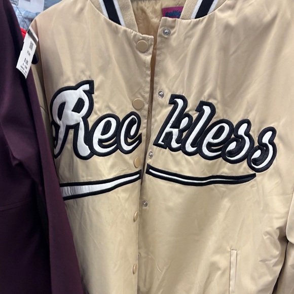 Edikted ~ Reckless Baseball coat Size L ~ - Picture 2 of 2